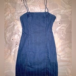 denim bodycon dress